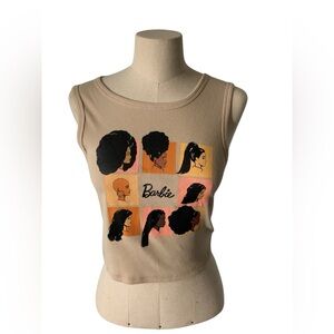 Barbie women’s tan tank top